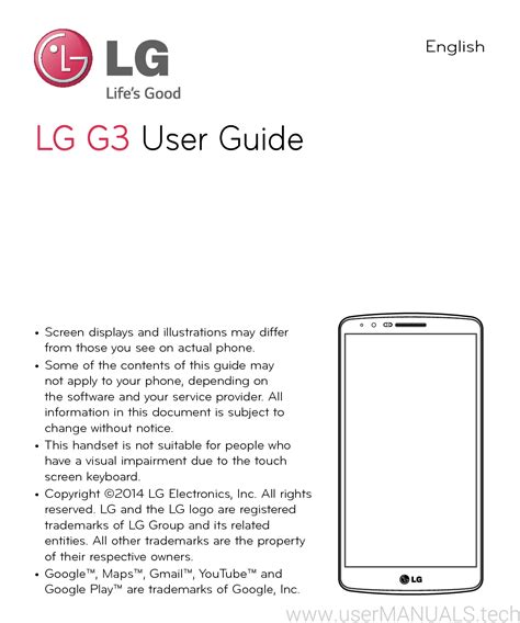 lg g3 user guide